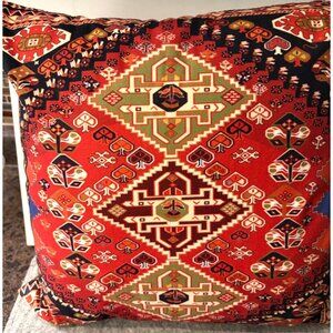 2 Boho Style 15 x 15" Pillows  # 2801